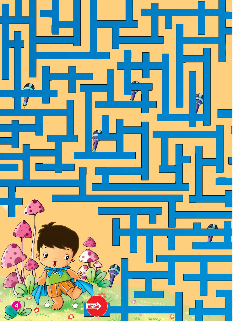 trò chơi mê cung - phán đoán thông minh (2-8 tuổi)