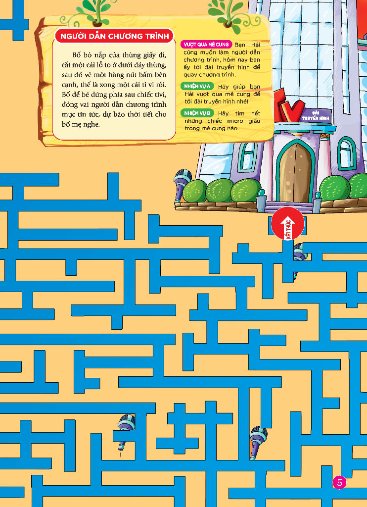 trò chơi mê cung - phán đoán thông minh (2-8 tuổi)