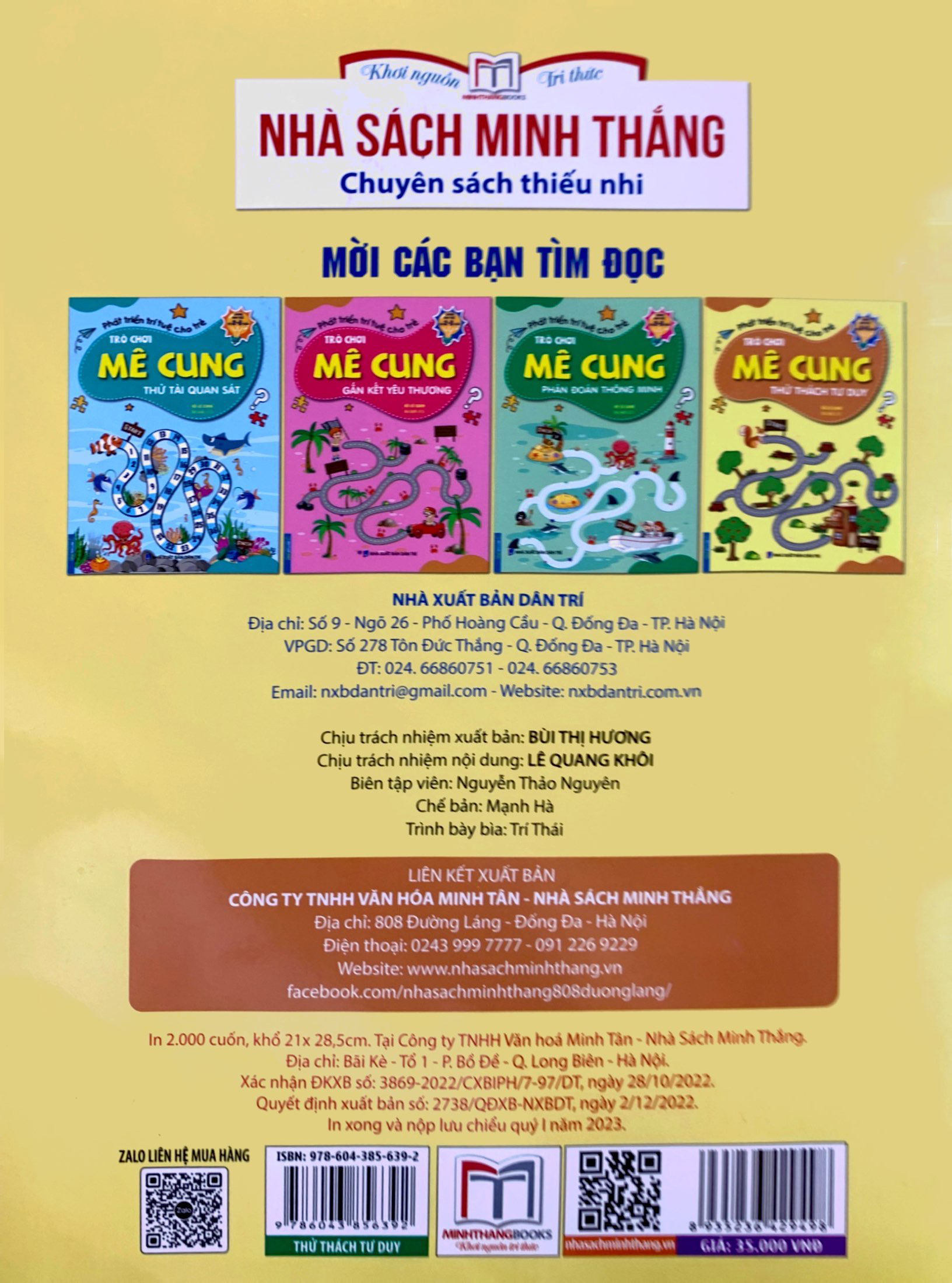 trò chơi mê cung - thử thách tư duy (2-8 tuổi)