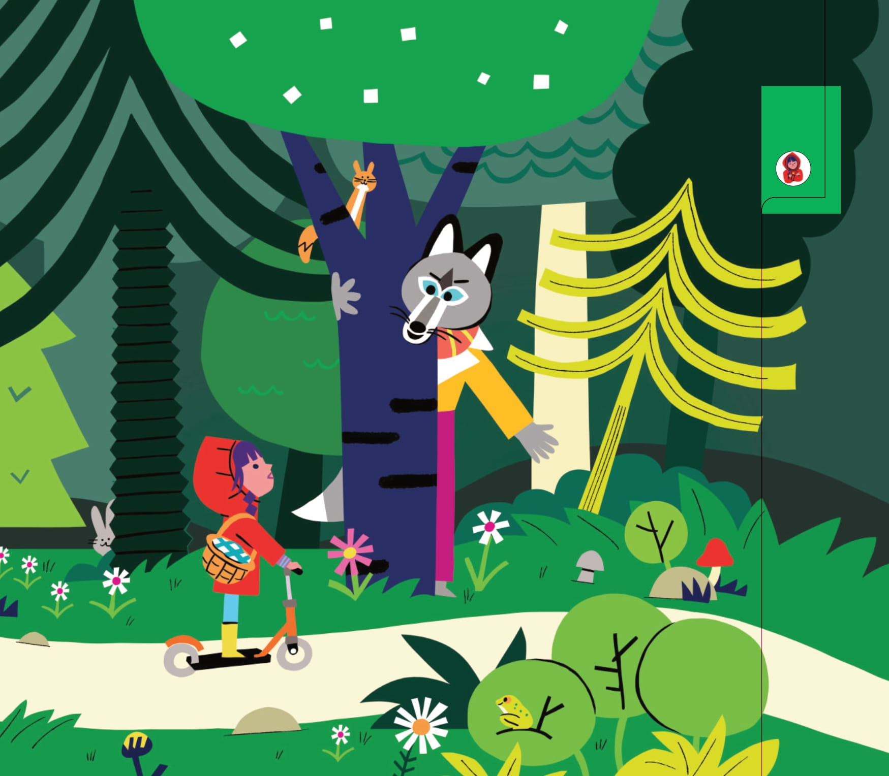 trò chơi nhập vai - nếu em là cô bé quàng khăn đỏ