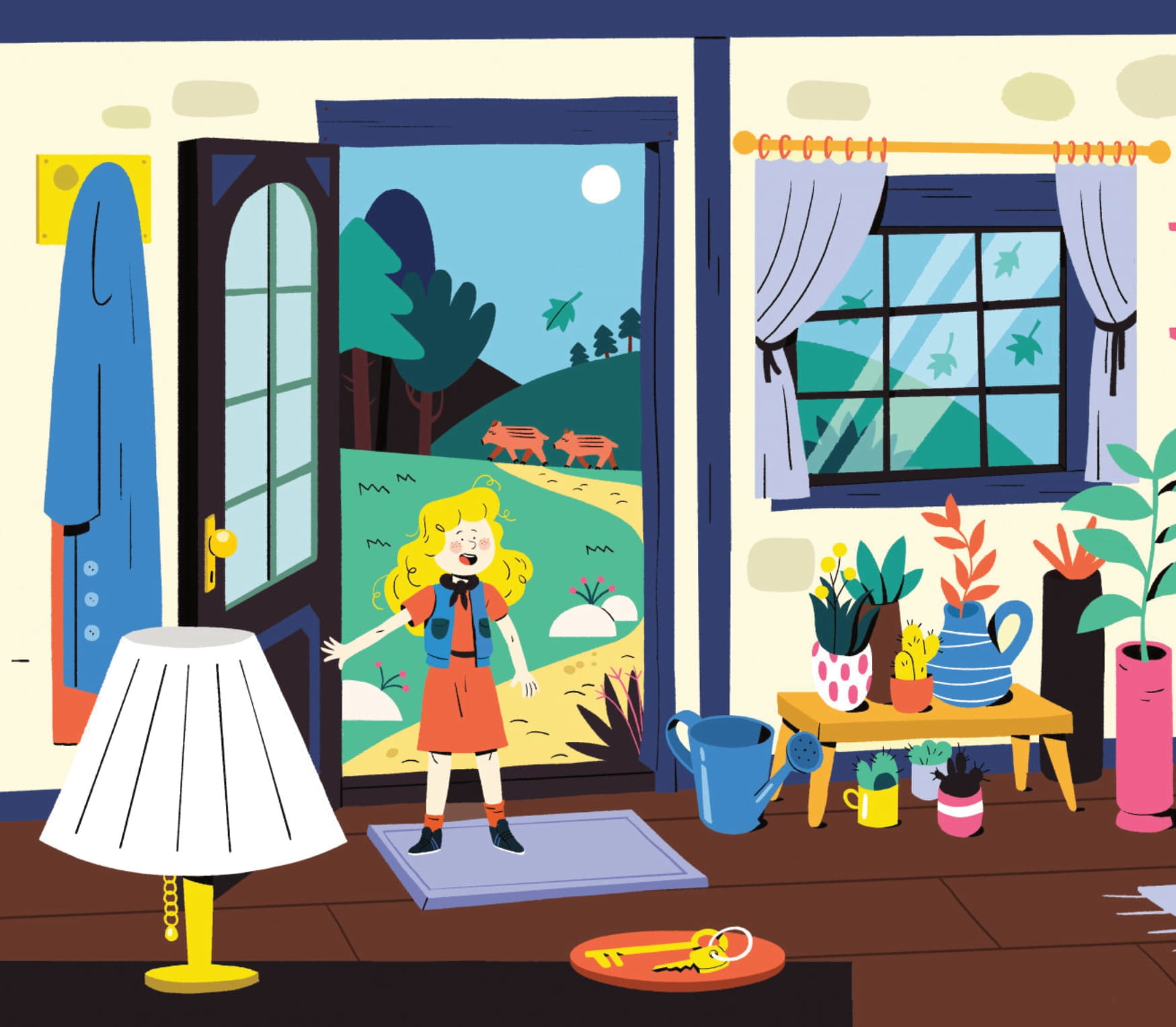 trò chơi nhập vai - nếu em là cô bé tóc vàng