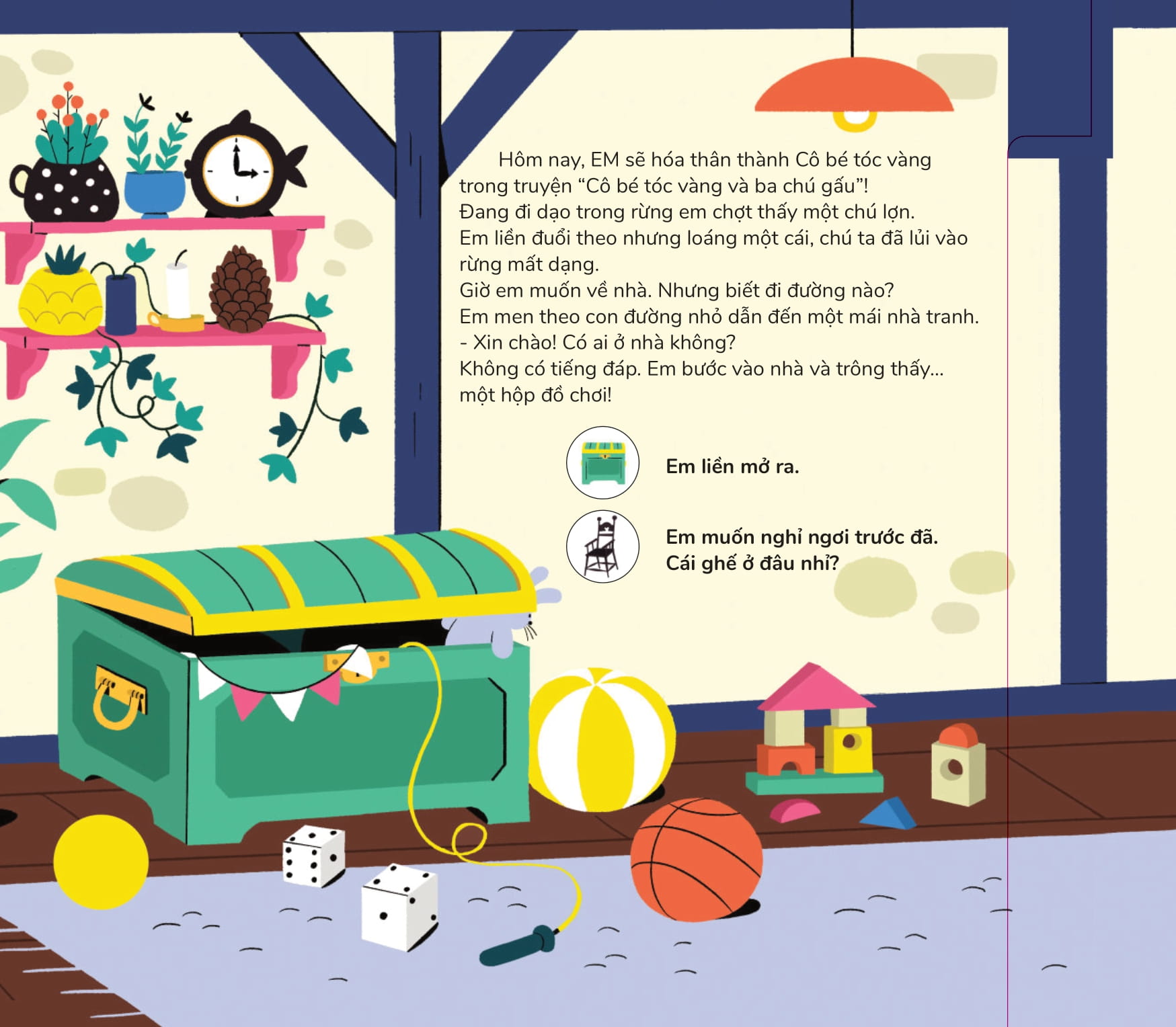 trò chơi nhập vai - nếu em là cô bé tóc vàng