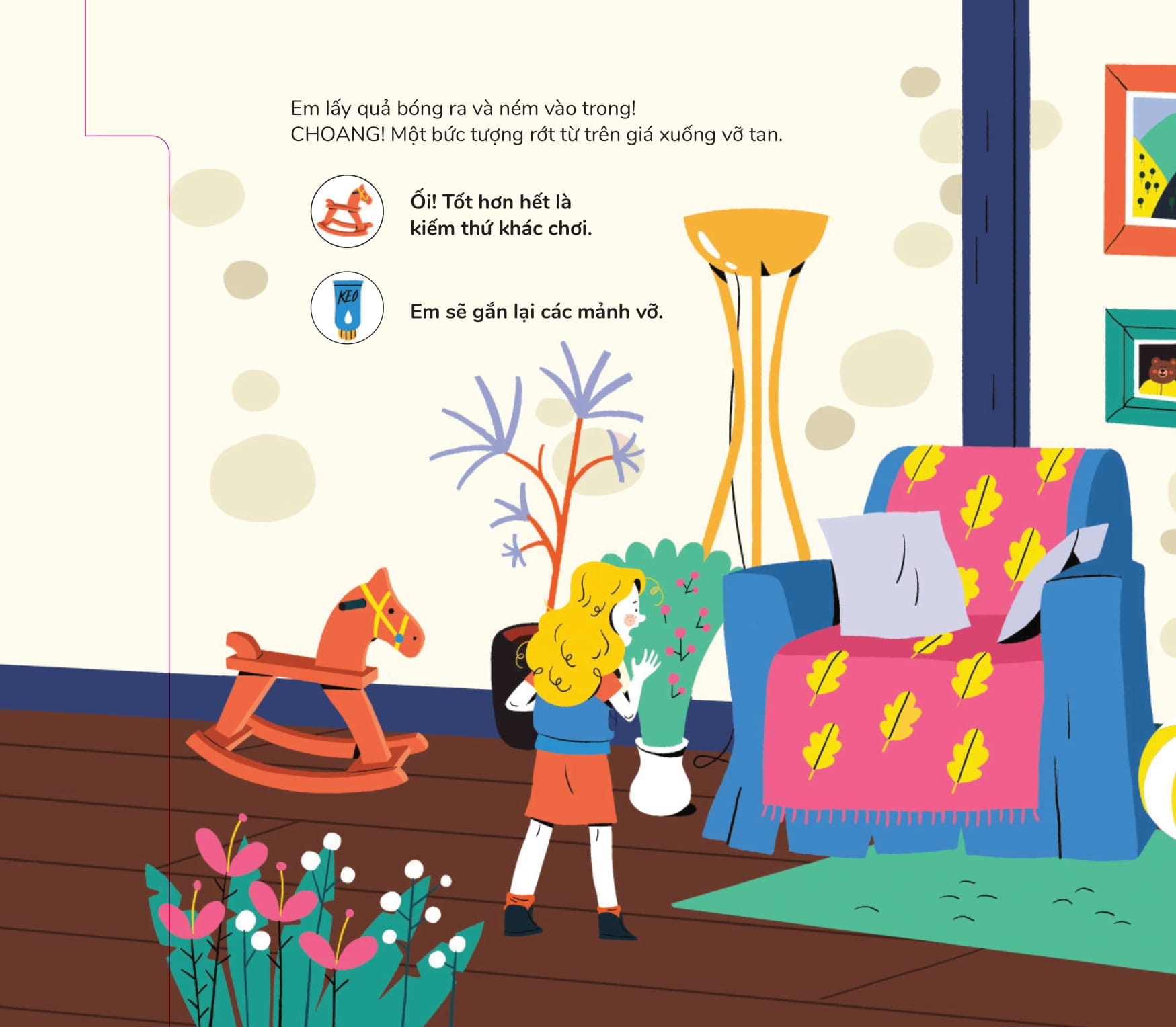 trò chơi nhập vai - nếu em là cô bé tóc vàng