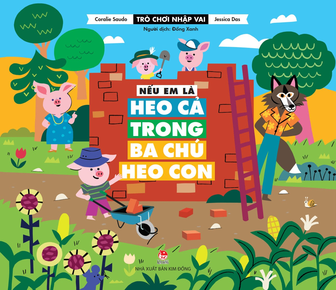 trò chơi nhập vai - nếu em là heo cả trong ba chú heo con