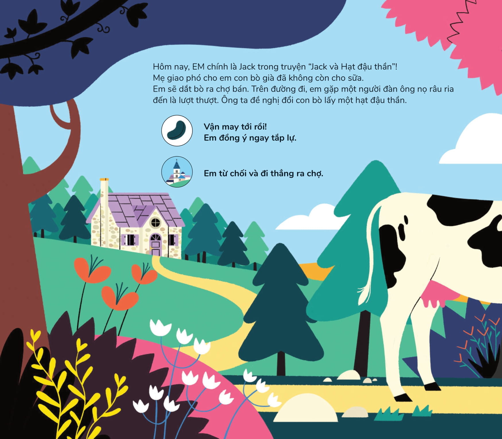 trò chơi nhập vai - nếu em là jack và hạt đậu thần