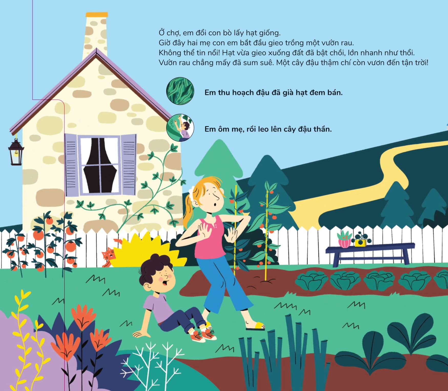 trò chơi nhập vai - nếu em là jack và hạt đậu thần