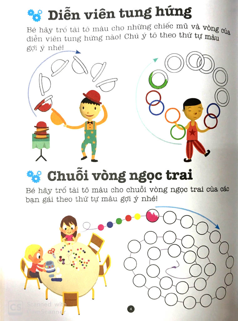 trò chơi phát triển trí tuệ - màu sắc