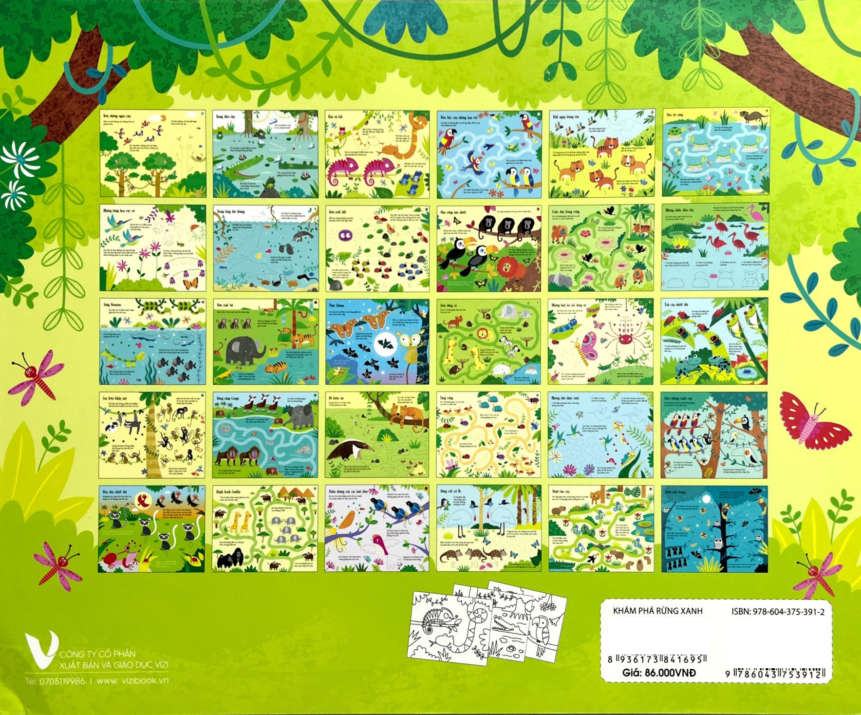 trò chơi phát triển tư duy - khám phá rừng xanh