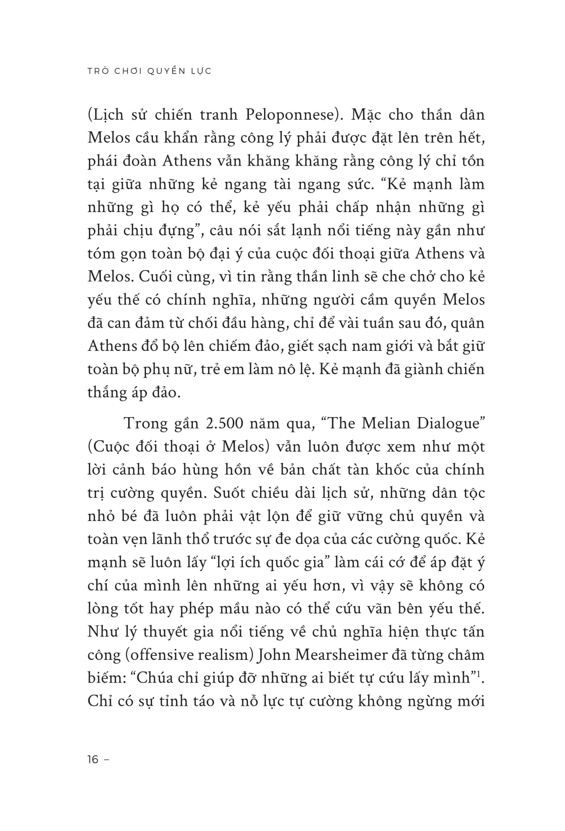 trò chơi quyền lực