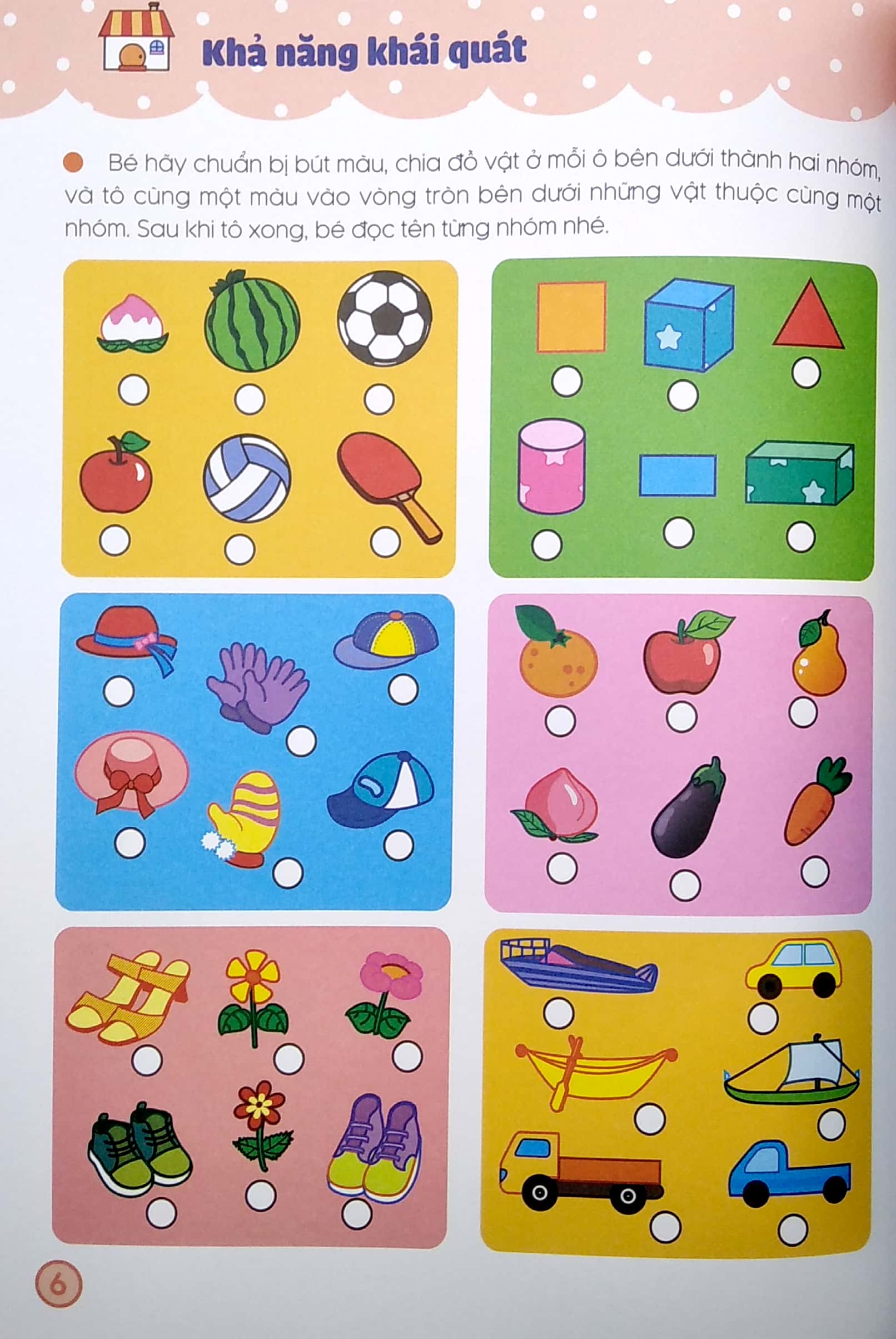 trò chơi rèn luyện năng lực tư duy cơ bản (4 -5 tuổi)