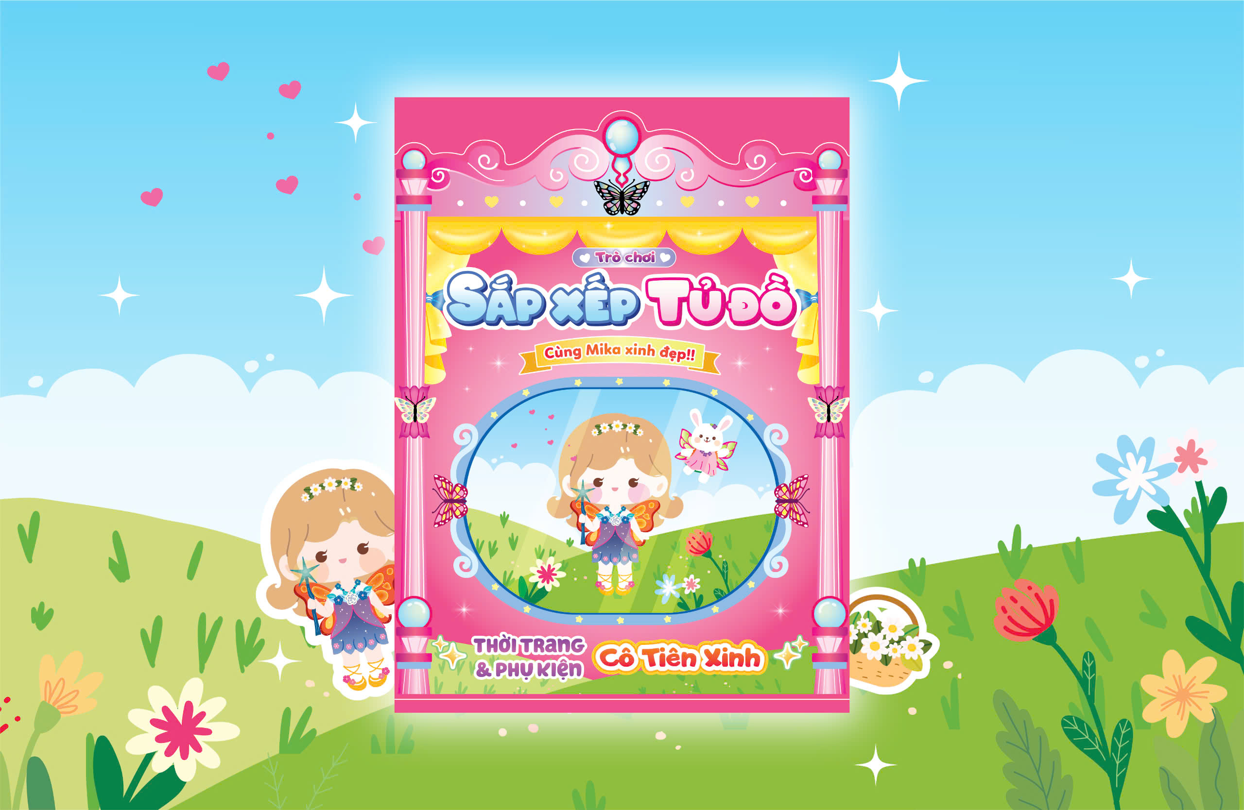 trò chơi sắp xếp tủ đồ cùng mika xinh đẹp - thời trang và phụ kiện cô tiên xinh