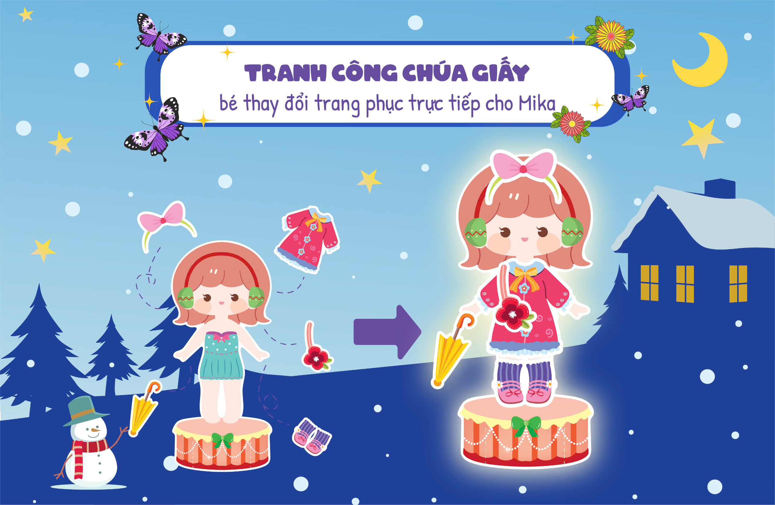 trò chơi sắp xếp tủ đồ cùng mika xinh đẹp - thời trang và phụ kiện mùa đông ấm áp