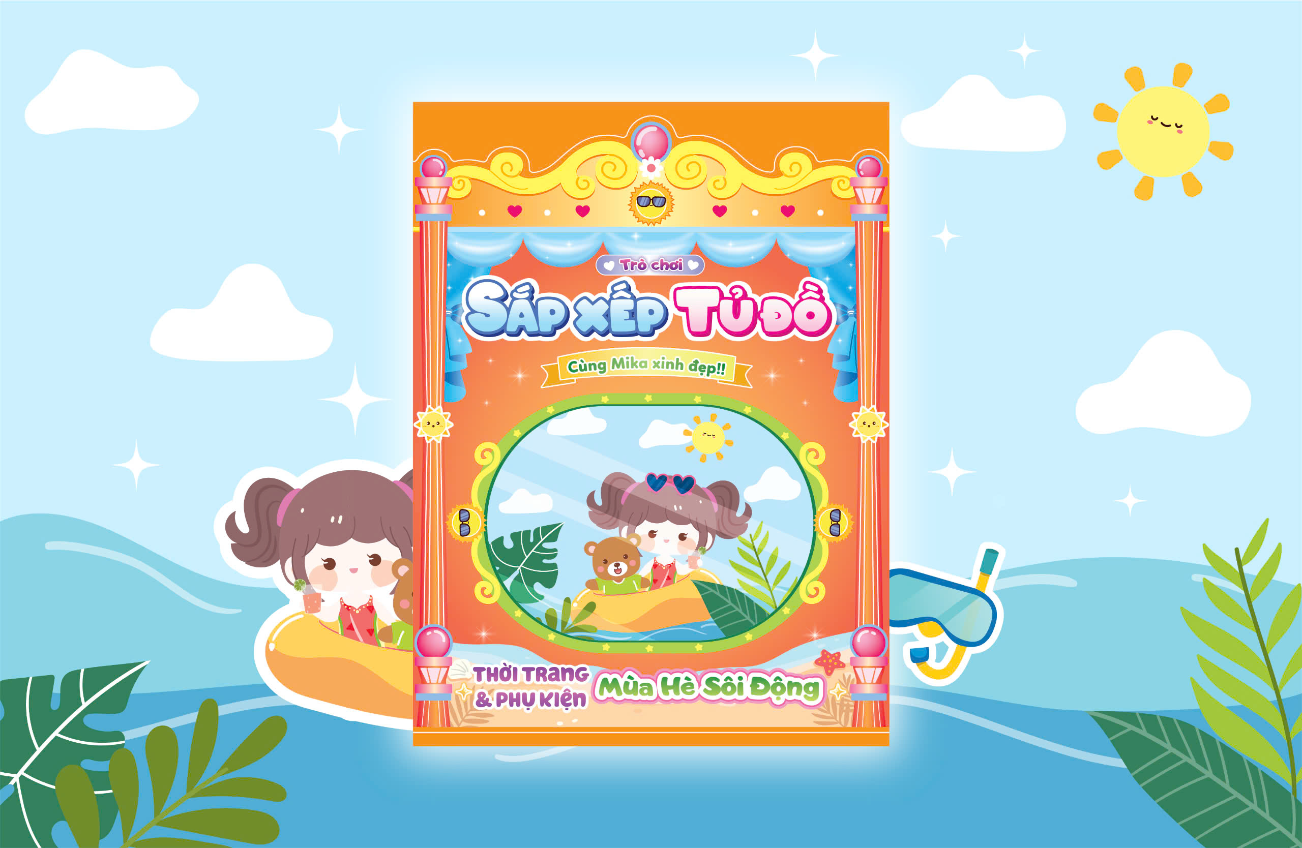 trò chơi sắp xếp tủ đồ cùng mika xinh đẹp - thời trang và phụ kiện mùa hè sôi động