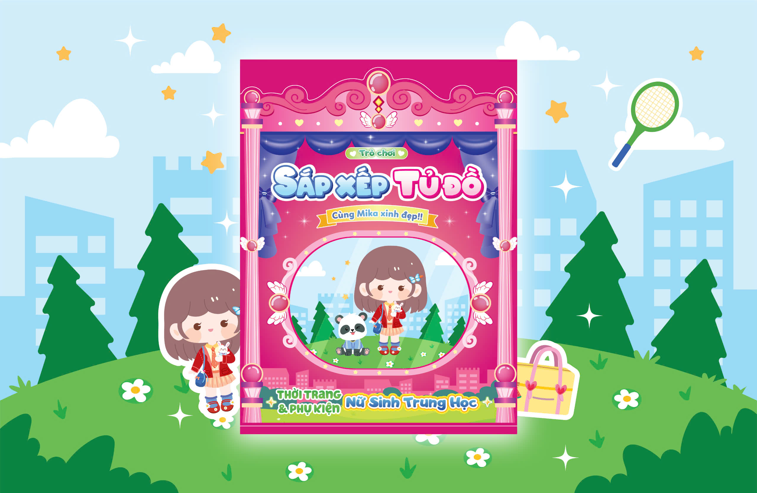 trò chơi sắp xếp tủ đồ cùng mika xinh đẹp - thời trang và phụ kiện nữ sinh trung học
