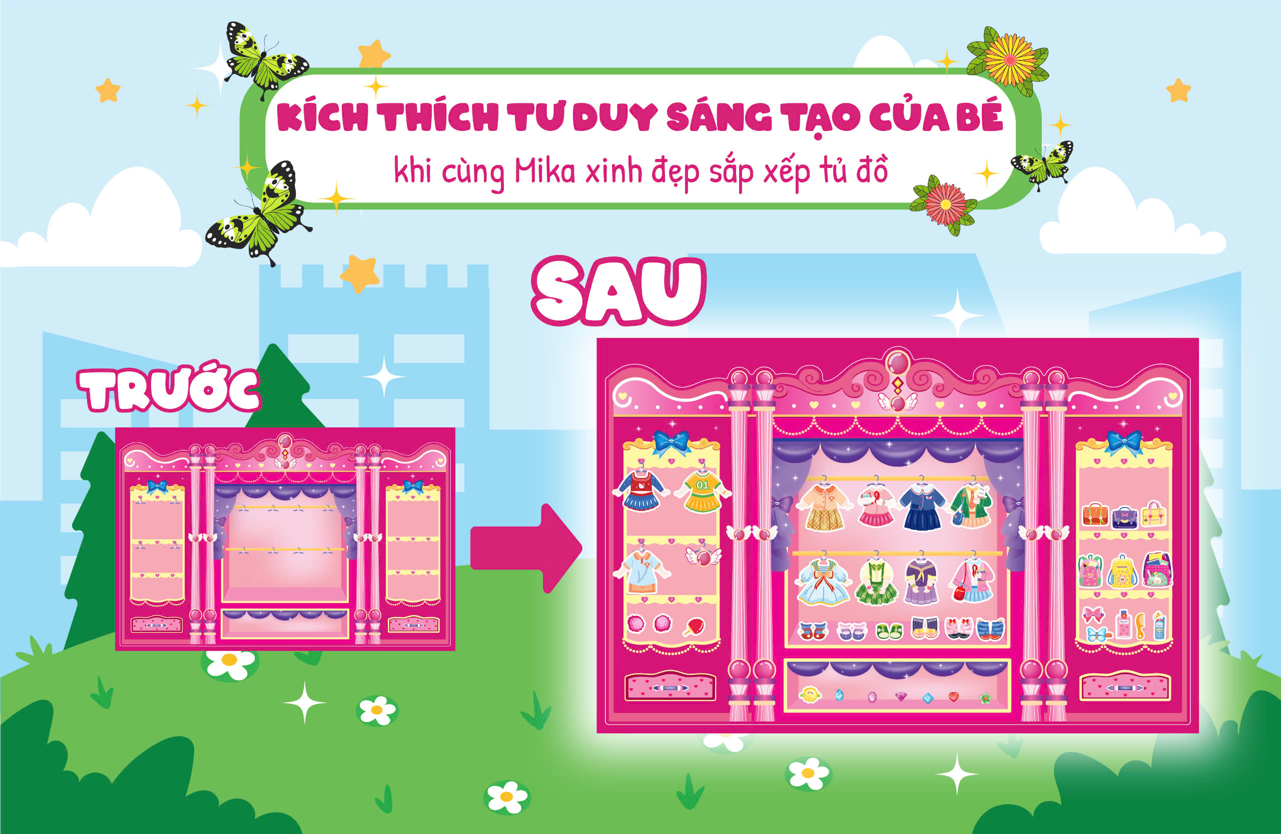 trò chơi sắp xếp tủ đồ cùng mika xinh đẹp - thời trang và phụ kiện nữ sinh trung học