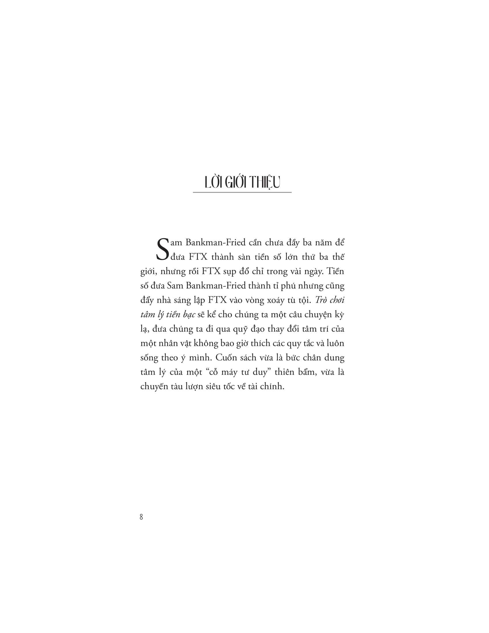 trò chơi tâm lý tiền bạc