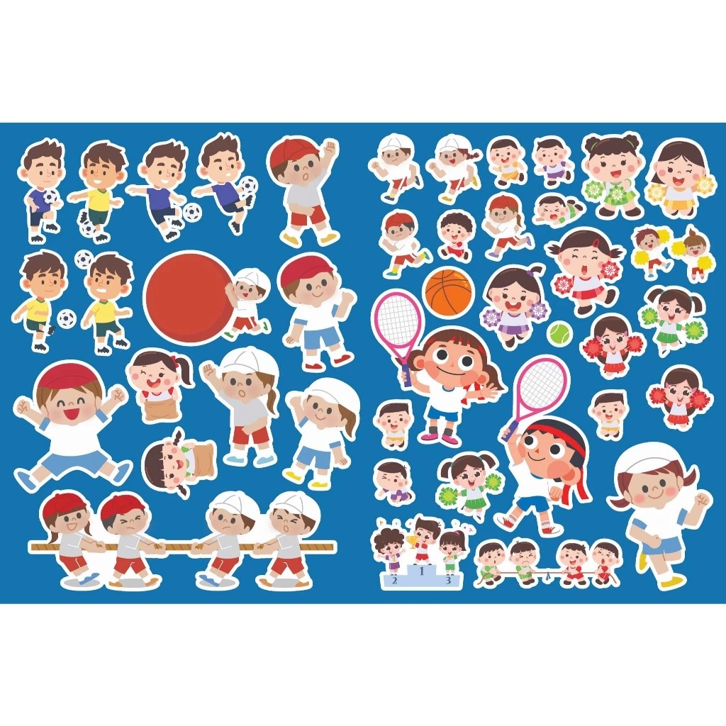 Tro Choi Trang Tri Stickers - Be Choi The Thao