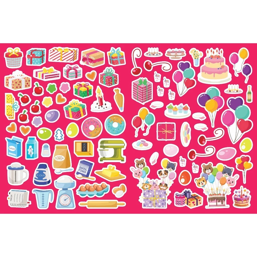 Tro Choi Trang Tri Stickers - Be Tham Gia Bua Tiec