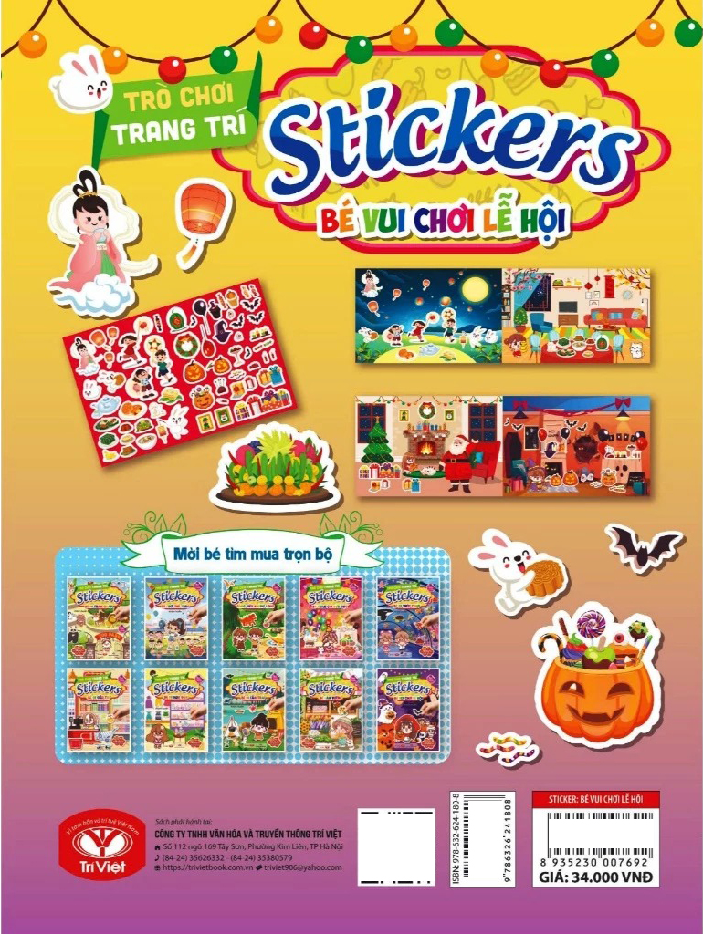 Tro Choi Trang Tri Stickers - Be Vui Choi Le Hoi