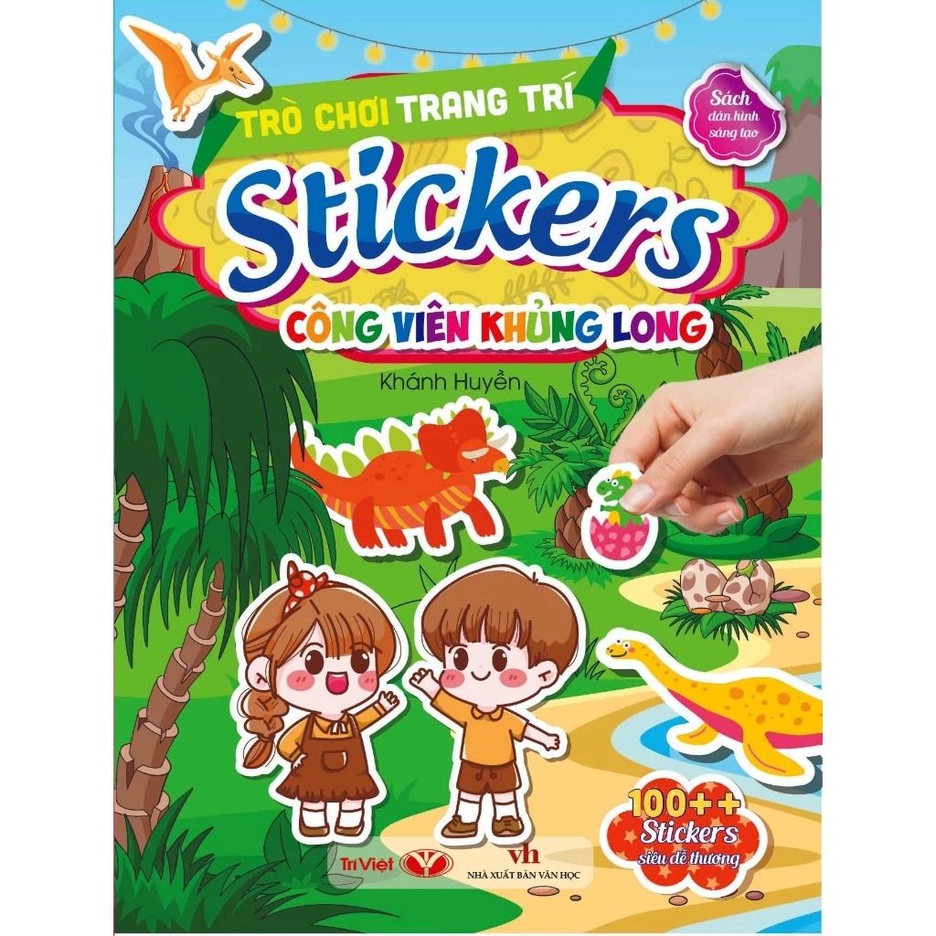 Tro Choi Trang Tri Stickers - Cong Vien Khung Long
