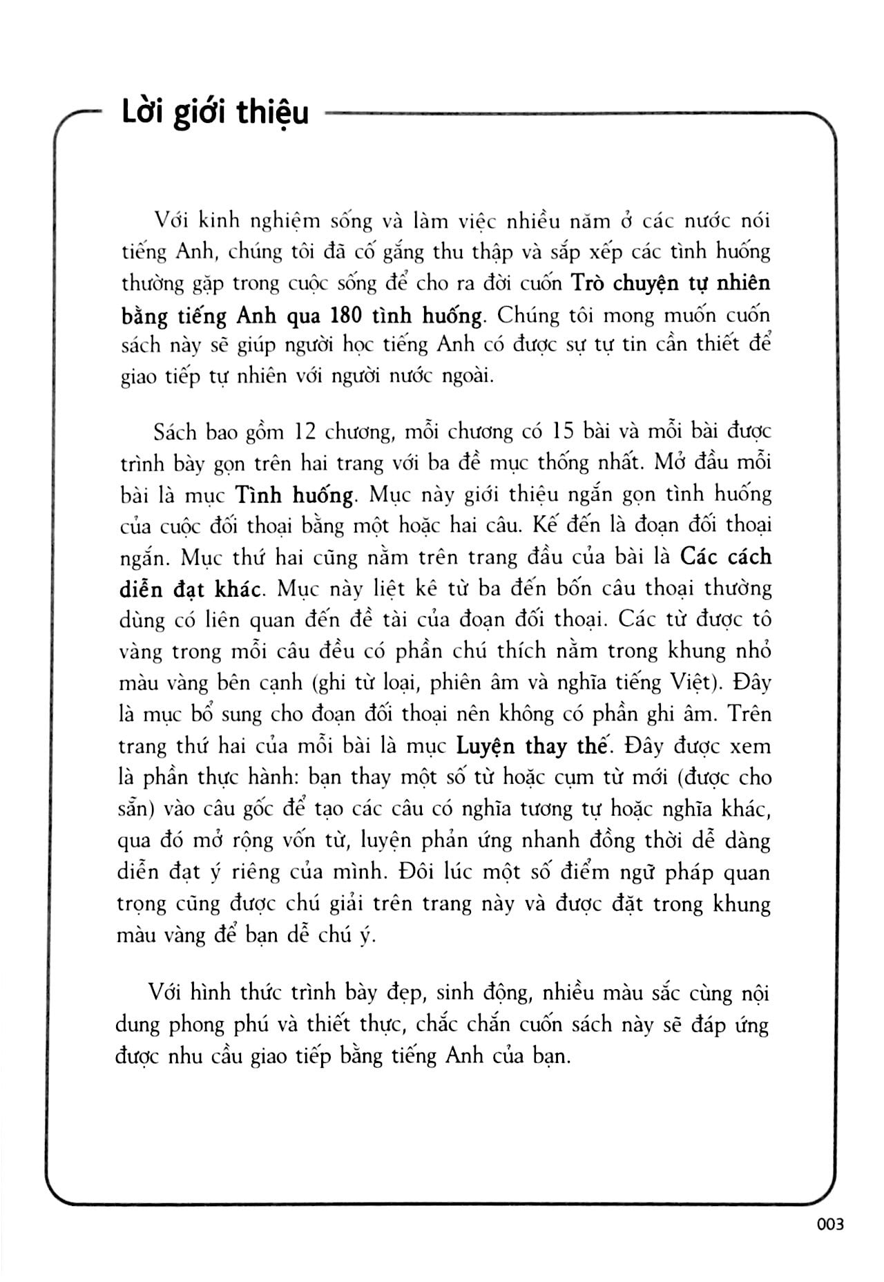 trò chuyện tự nhiên bằng tiếng anh qua 180 tình huống