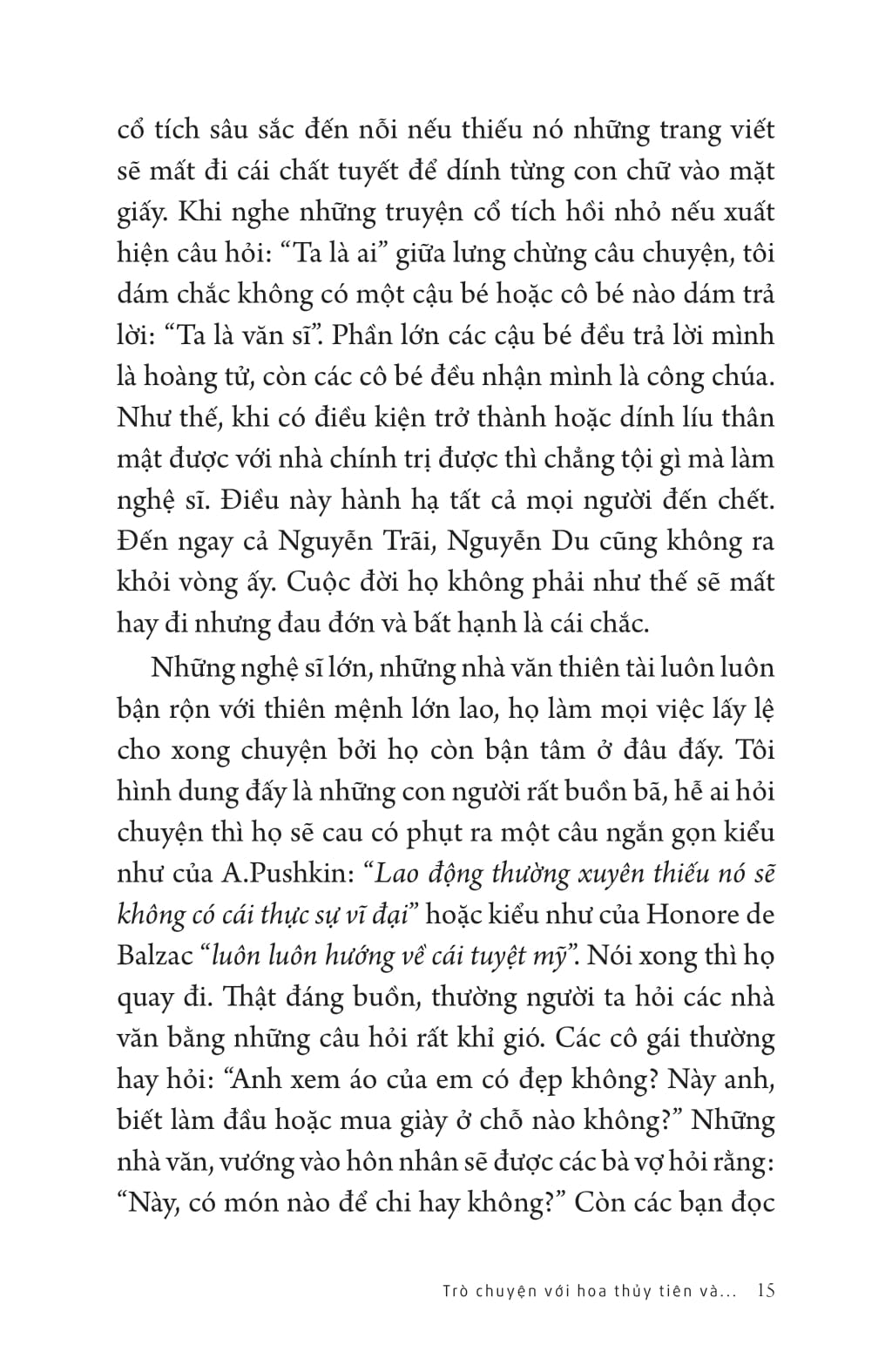 trò chuyện với hoa thủy tiên và...