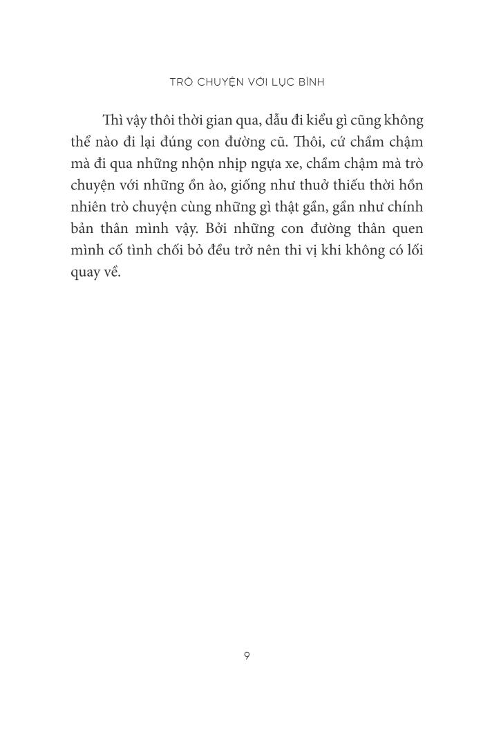 trò chuyện với lục bình