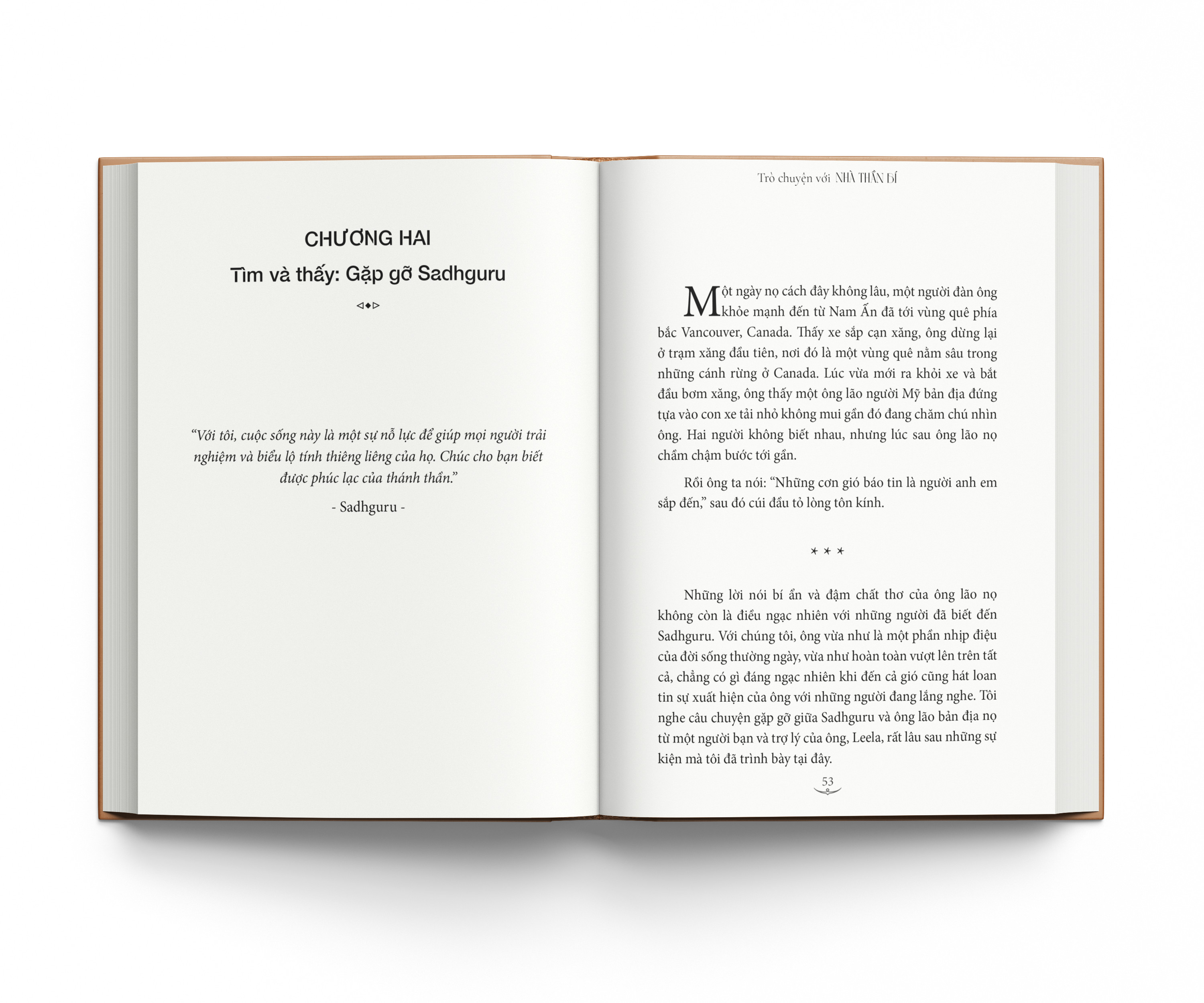 trò chuyện với nhà thần bí