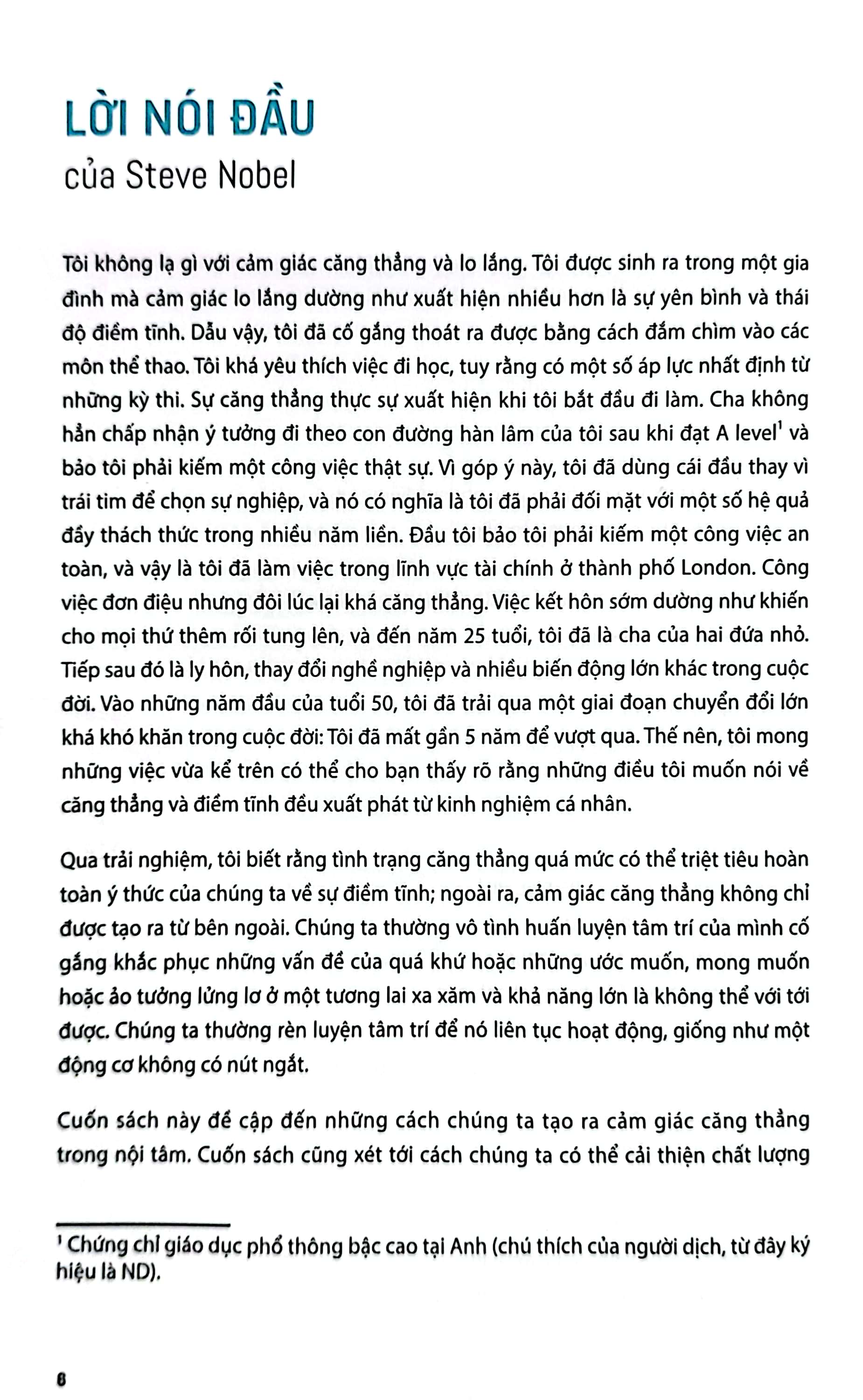 trở nên điềm tĩnh