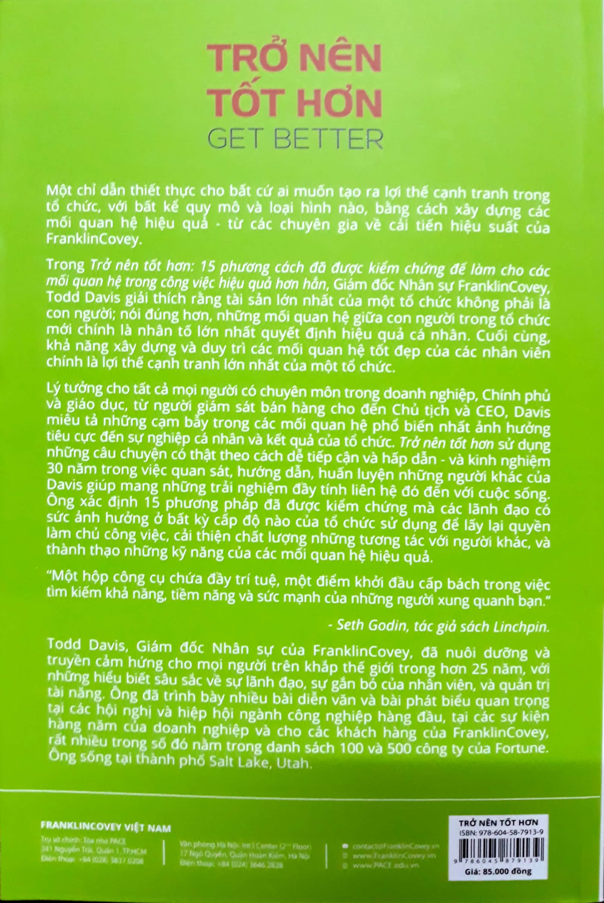 trở nên tốt hơn (get better) - 15 cách đã được kiểm chứng để làm cho các mối quan hệ trong công việc hiệu quả hơn hẳn