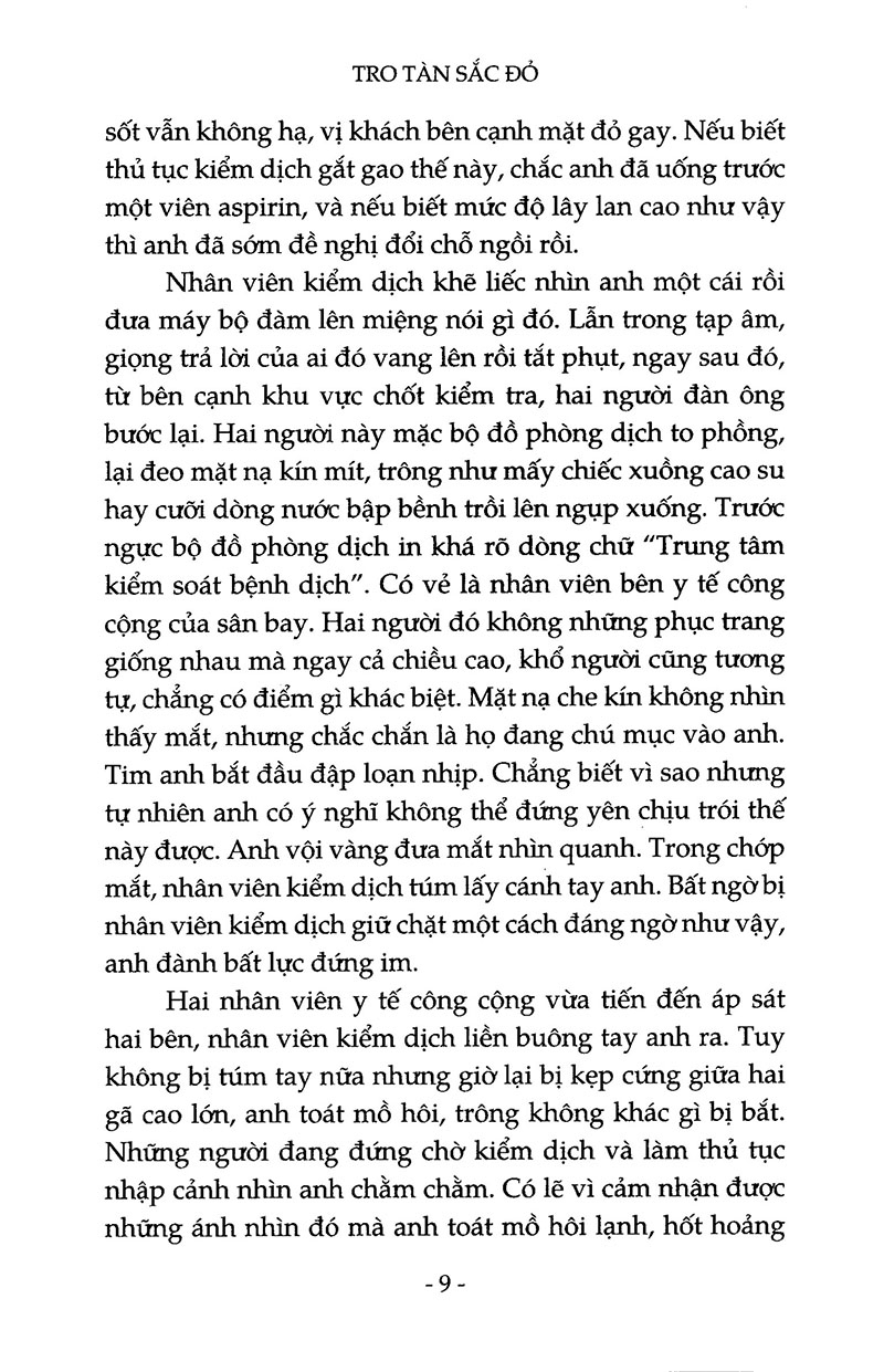 tro tàn sắc đỏ
