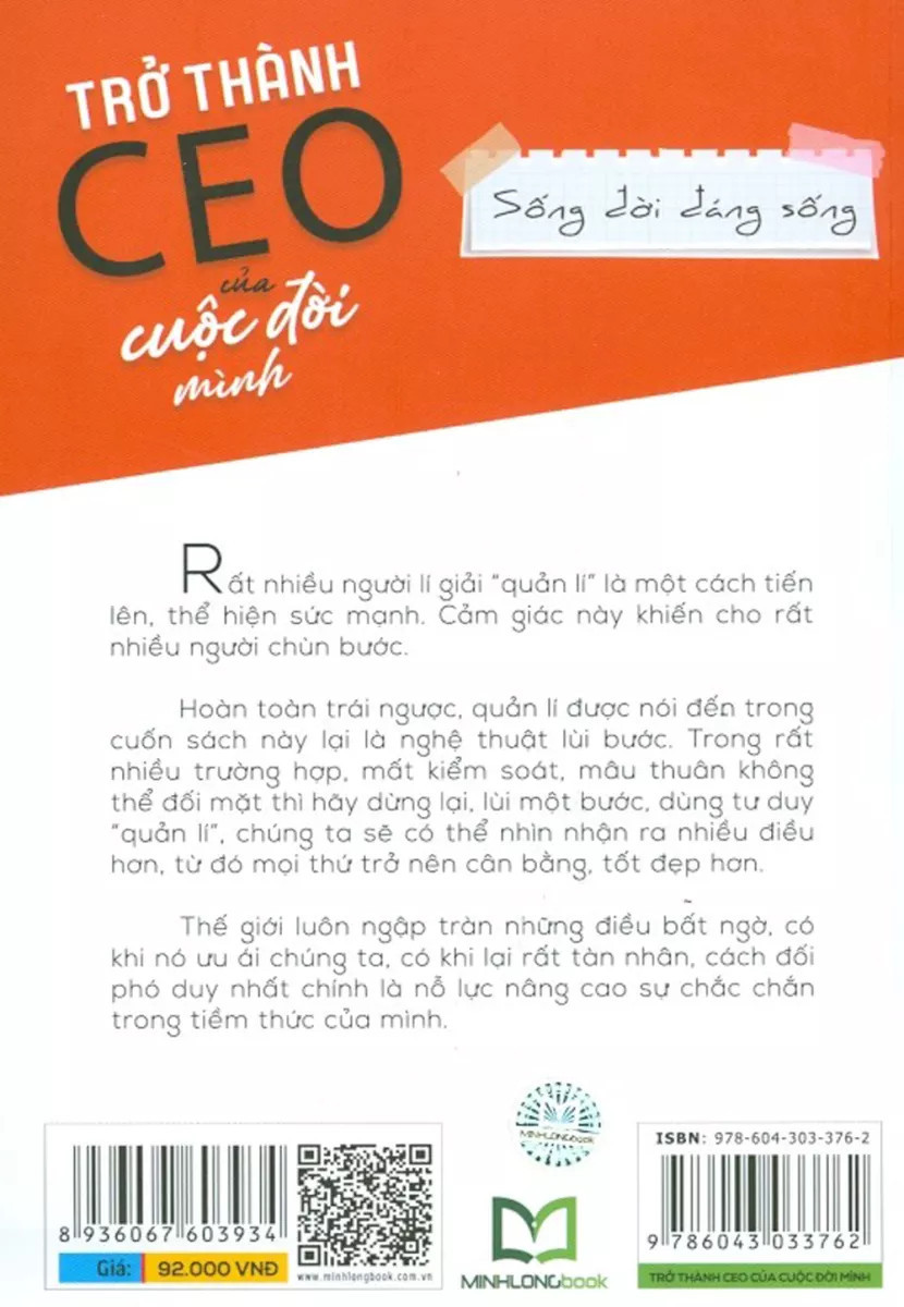 trở thành ceo của cuộc đời mình