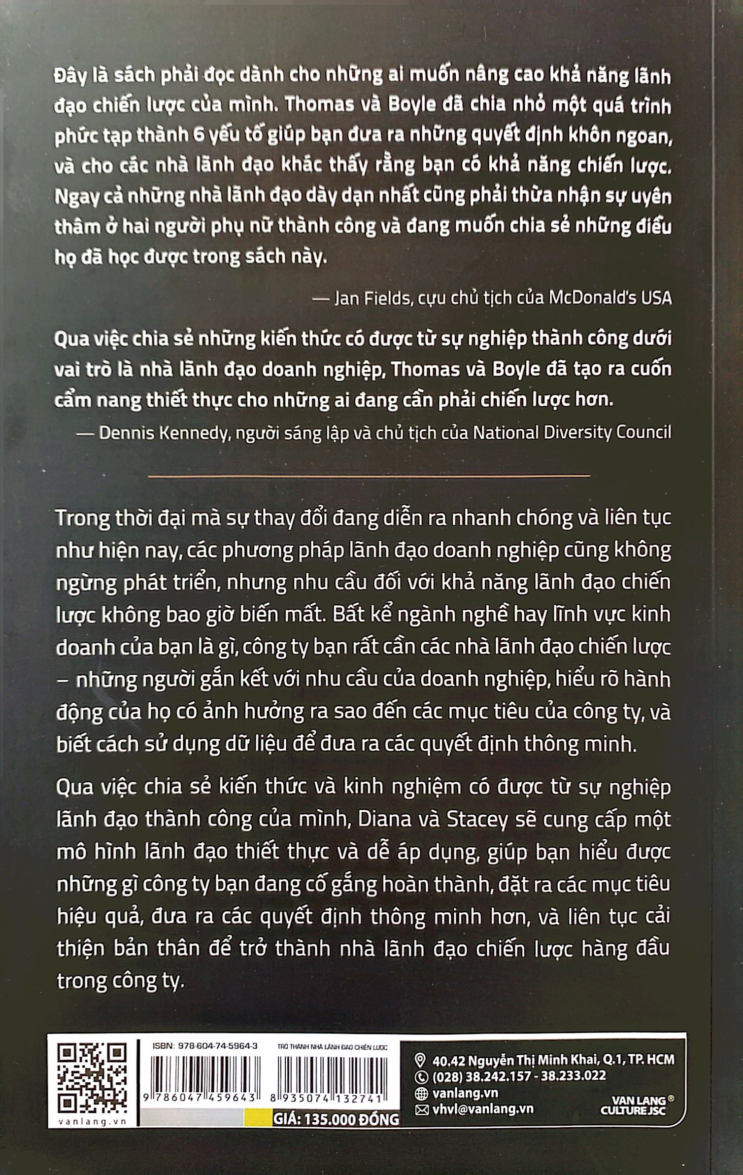 trở thành nhà lãnh đạo chiến lược - be more strategic in business