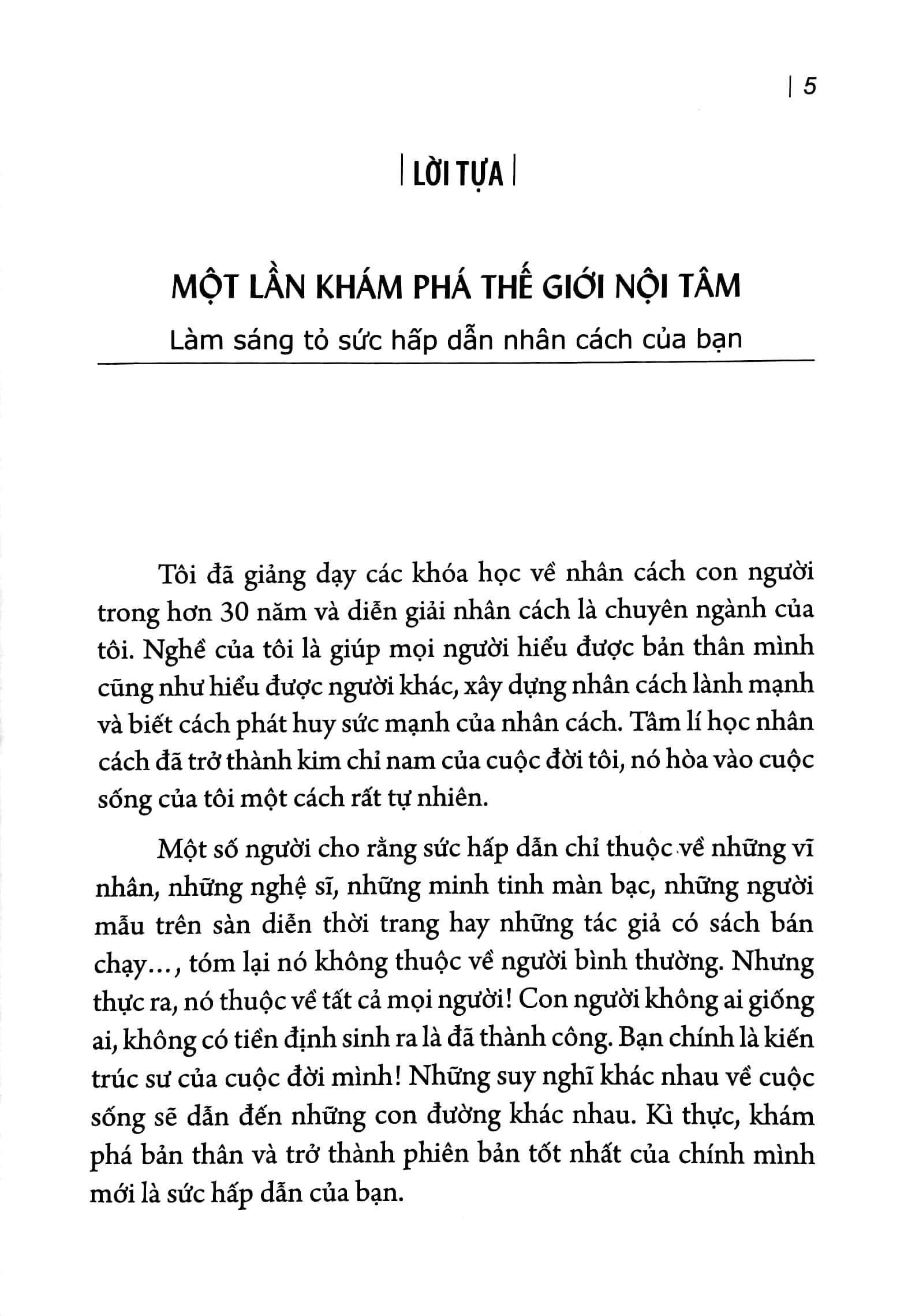 trở thành phiên bản tốt hơn của chính mình