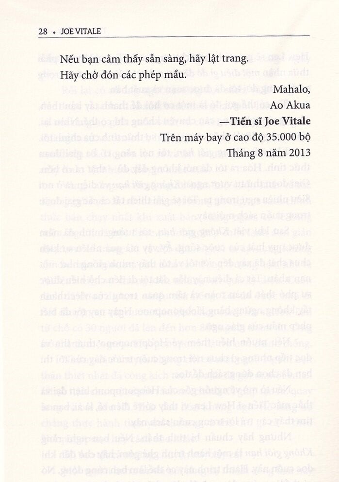 trở về không - trải nghiệm ho'oponopono