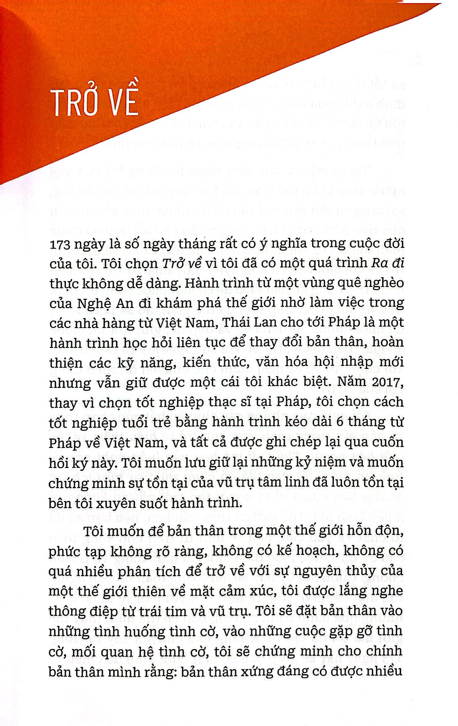 trở về - phần 1: châu âu