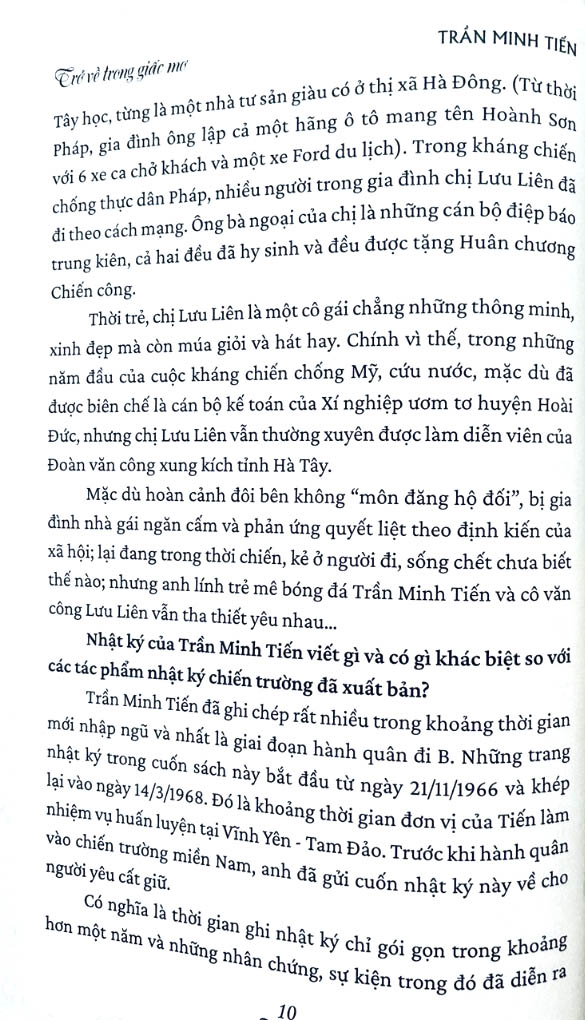 trở về trong giấc mơ (tái bản 2024)