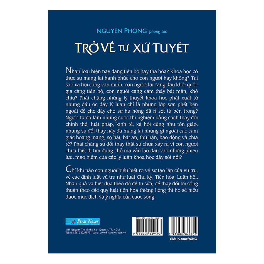trở về từ xứ tuyết (tái bản 2019)