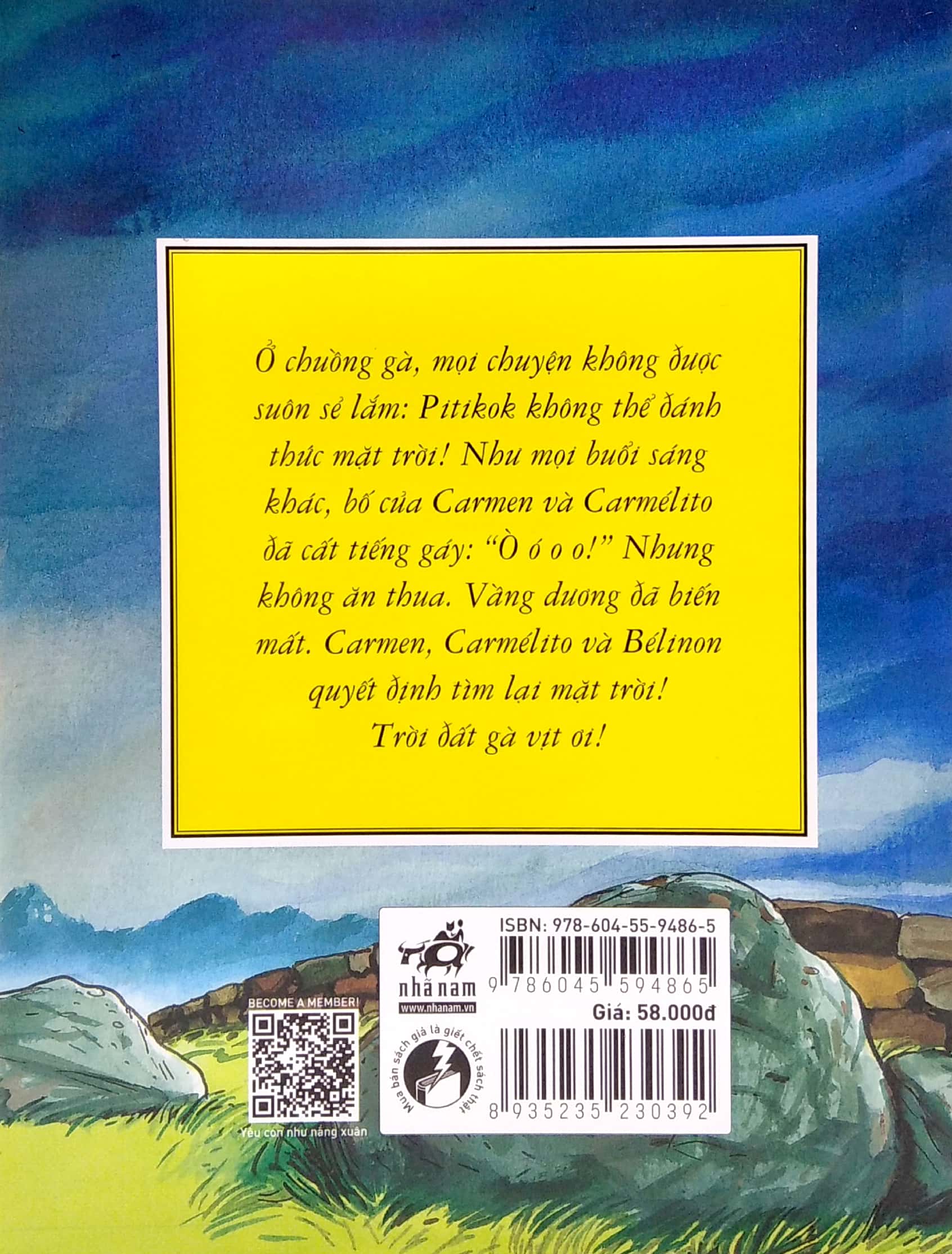 trời đất gà vịt ơi, mặt trời đã bị đánh cắp