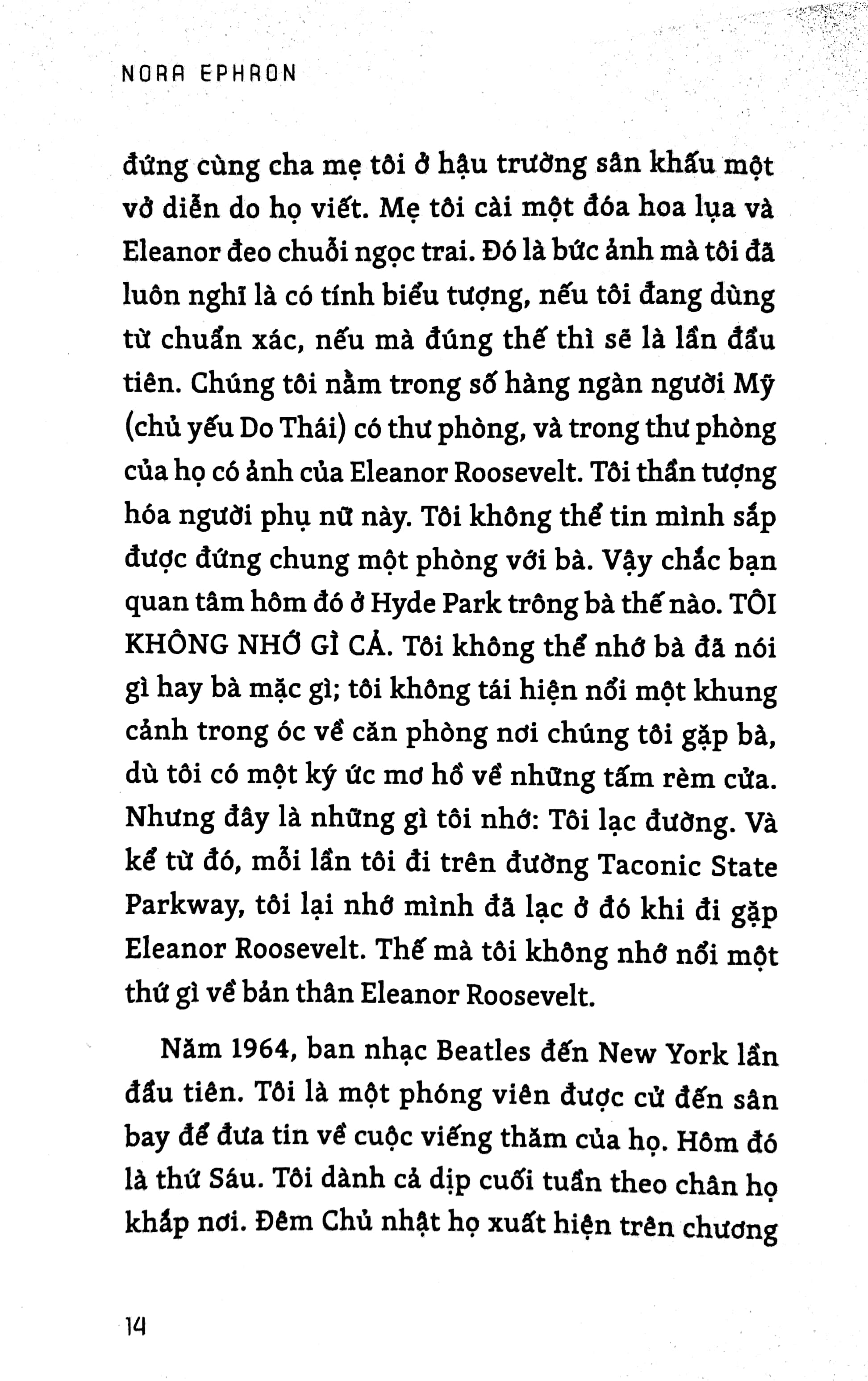 trời ơi, tôi chẳng nhớ gì cả
