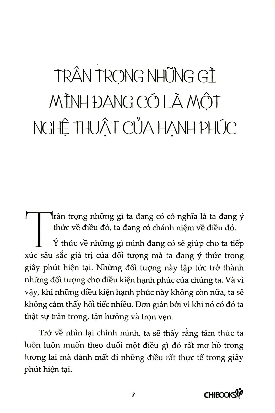 trọn vẹn cảm nhận yêu thương