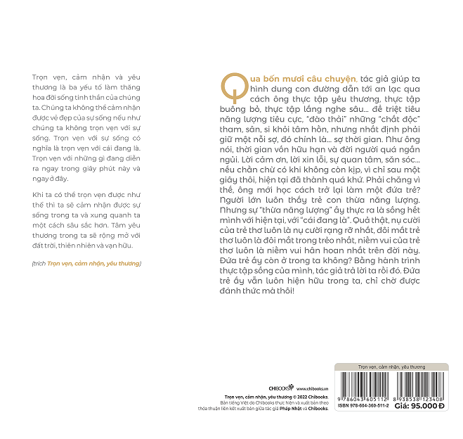 trọn vẹn, cảm nhận, yêu thương (tái bản 2022)