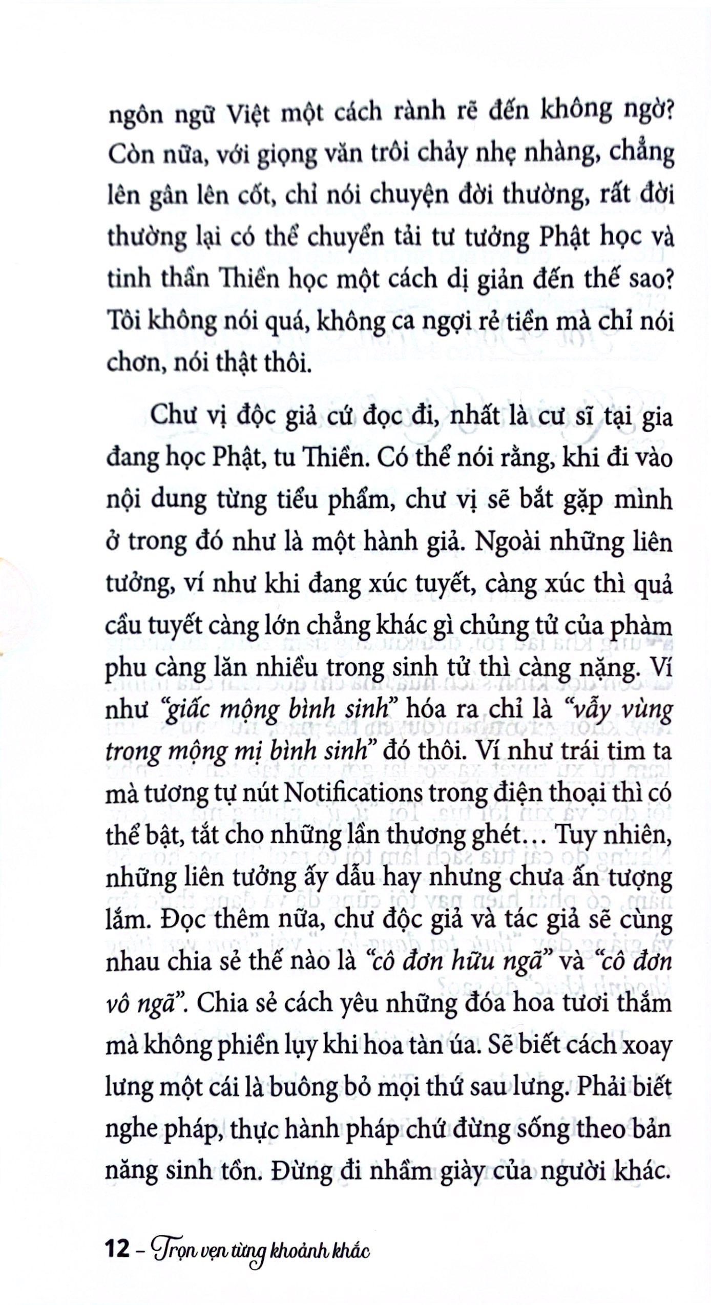 trọn vẹn từng khoảnh khắc