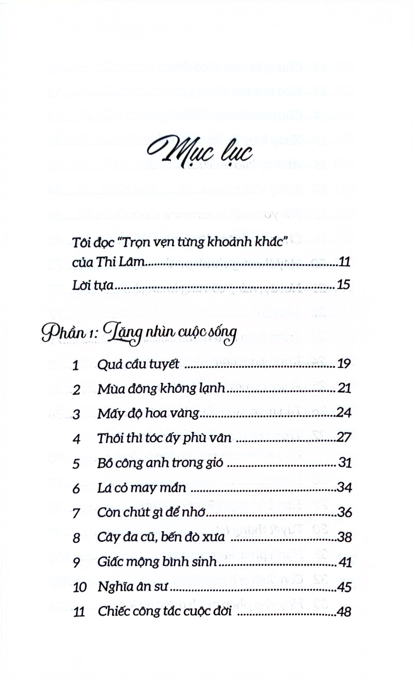 trọn vẹn từng khoảnh khắc