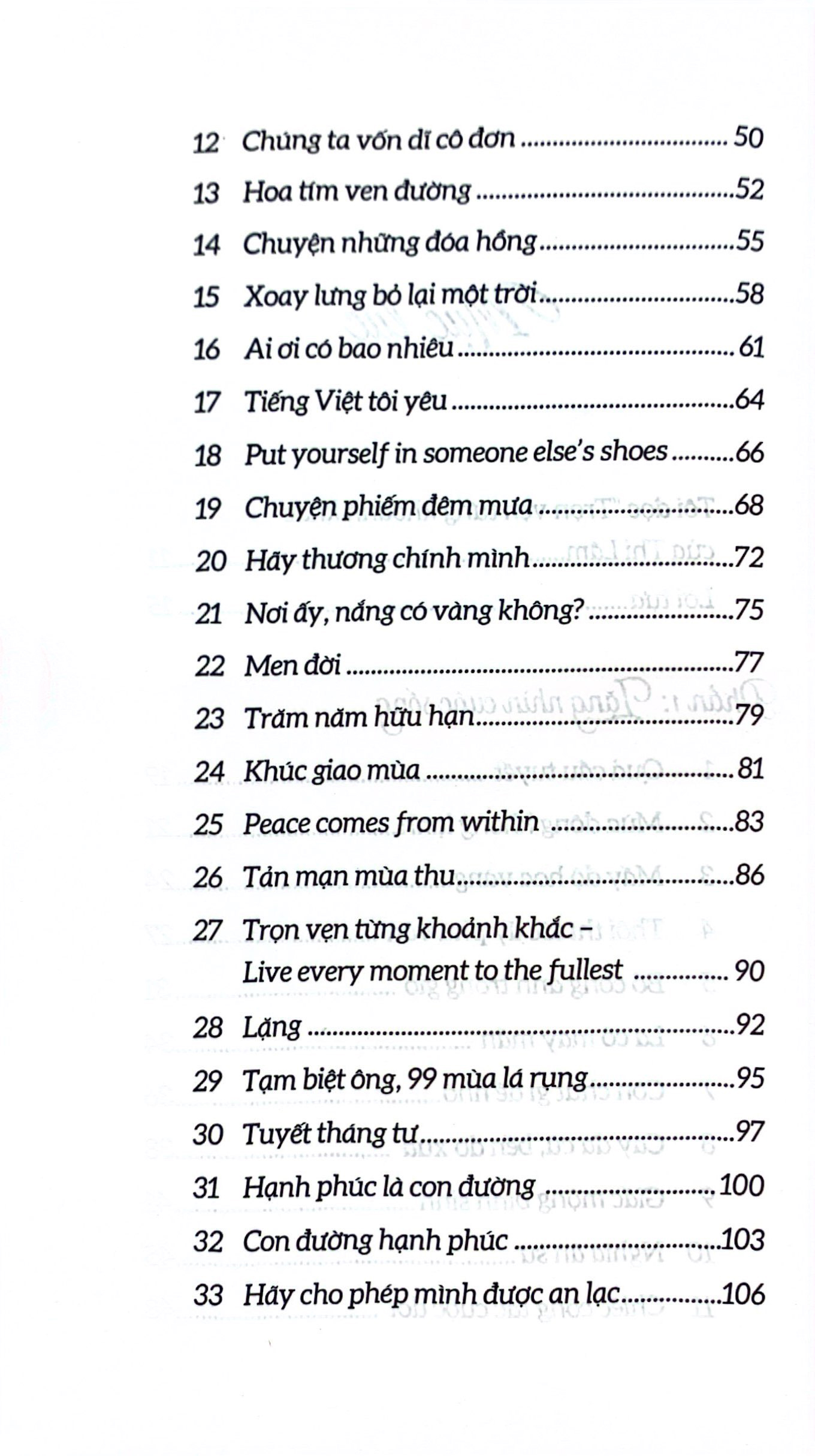 trọn vẹn từng khoảnh khắc