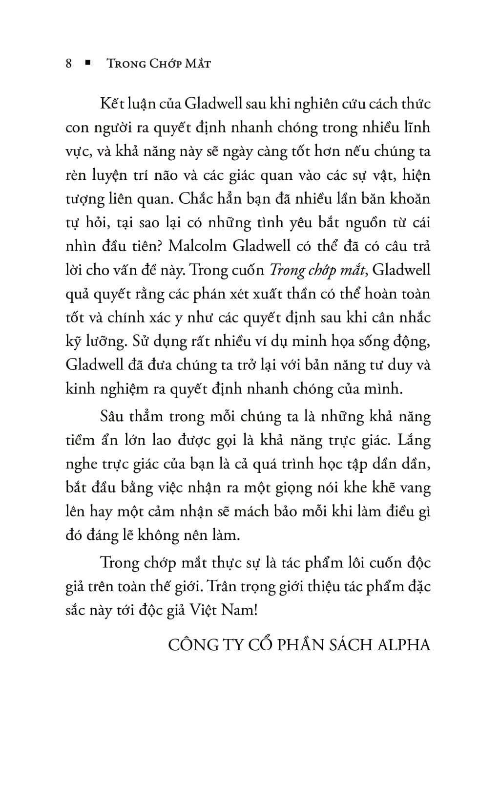 trong chớp mắt - blink (tái bản 2023)