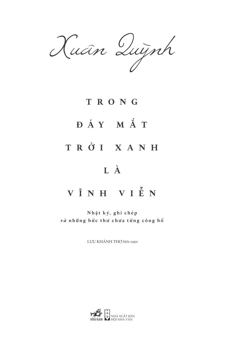 trong đáy mắt trời xanh là vĩnh viễn