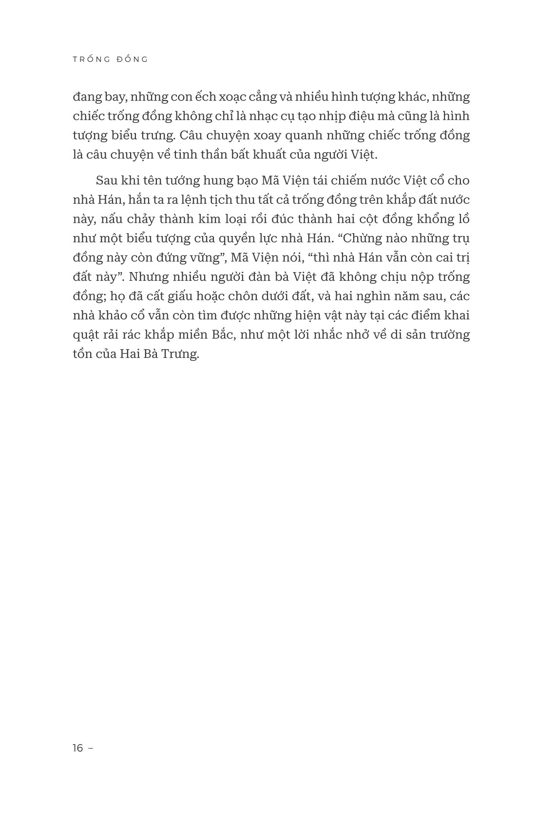 trống đồng - tiểu thuyết lịch sử về hai bà trưng