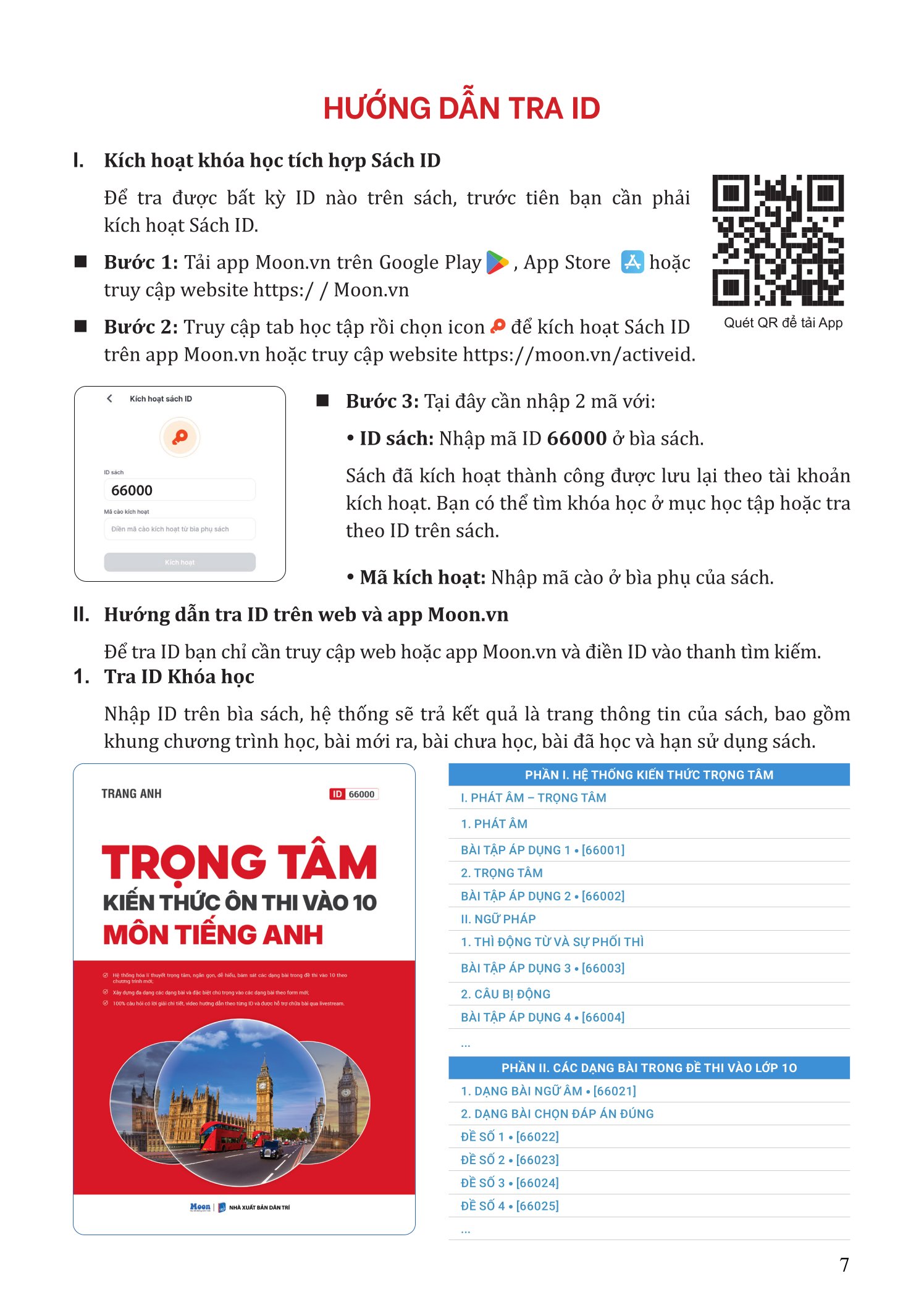 Trọng Tâm Kiến Thức Ôn Thi Vào 10 - Môn Tiếng Anh