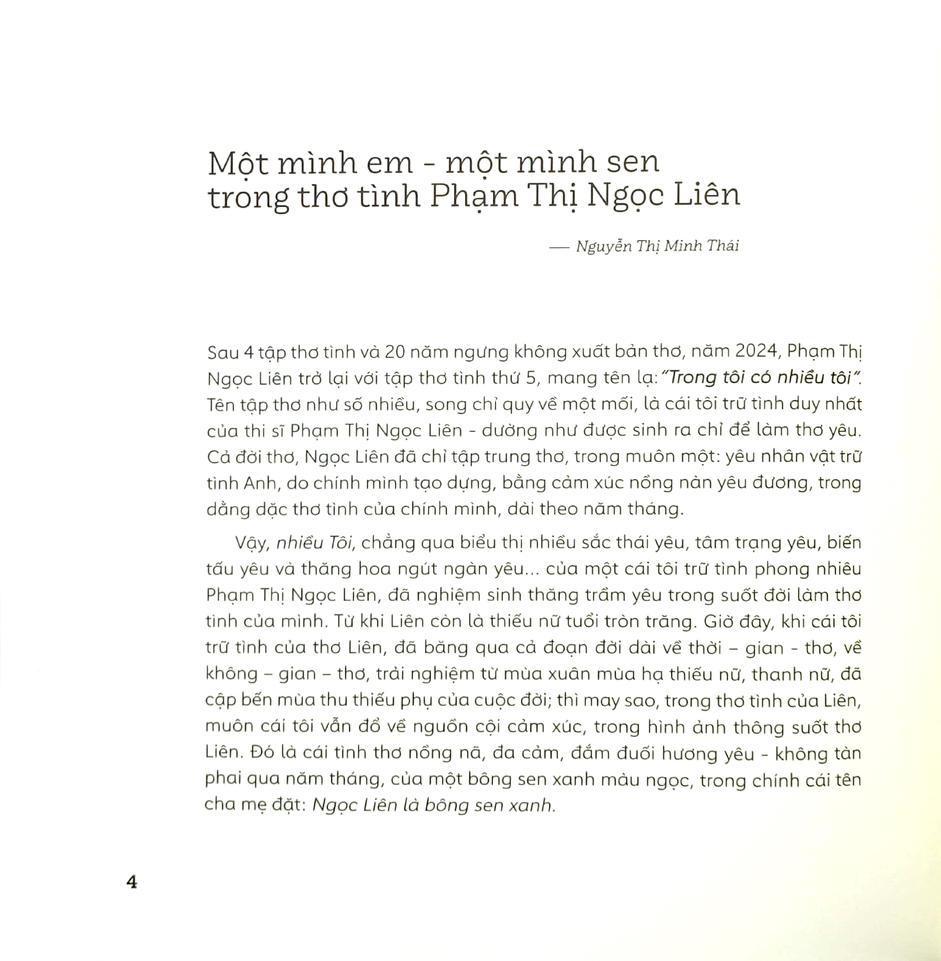 trong tôi có nhiều tôi - thơ tuyển
